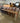 69397 Set of Six Wooden Bar Stools with Cushioned Seats