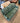 87705 Ethan Allen Vintage Green Leather Sofa