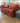 55552 Rust Velvet Loveseat Sofa