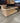 40437 Glass Top Coffee Table with Storage Shelf