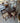 71889 Round Wooden Dining Set with High Chairs