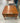 53928 Vintage Wooden Side Table with Brass Handles