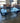 86976 Modern Glass Dining Table Set with Black Chairs