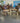 17281 Vintage Wooden Barrel Back Chairs with Woven Seats