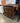 09826 Antique Style Wooden Nightstand with Marble Top