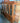 15922 Antique Wooden China Cabinet with Glass Doors
