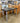 52960 Compact Black Table with Silver Legs
