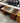 11837 Vintage Wood Executive Desk with Leather Inlay