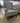 38842 Vintage Blue Plaid Armchair