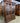 57297 Vintage Wooden Display Cabinet with Glass Doors