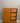 95972 Vintage Wooden Tambour Door Cabinet