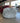 88971 Gray Ribbed Bean Bag Chair
