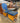 87440 Wooden Glider Rocking Chair with Ottoman