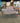 55439 Victorian Style Wooden Settee with Floral Upholstery