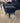 81921 Black Velvet Upholstered Accent Stool
