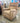 58656 Brown Suede Recliner Chair