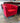 68700 Modern Red Upholstered Armchair