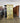 79647 Vintage Hand-Painted Fruit Motif Cabinet