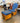 87440 Wooden Glider Rocking Chair with Ottoman