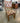 10492 Vintage Wooden Chair with Patterned Upholstery