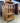 75294 Vintage Bamboo 4-Tier Shelving Unit