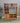 55150 Wooden Display Cabinet with Glass Doors