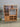 55150 Wooden Display Cabinet with Glass Doors