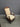 65681 Vintage Carved Wood Rocking Chair with Cream Upholstery