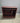 99817 Vintage Wooden TV Stand with Shelves