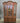 54747 Vintage Wooden China Cabinet with Glass Doors