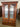 51399 Vintage Wooden Armoire with Mirrored Doors and Drawers