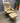 38316 Beige Leather Recliner Chair with Ottoman