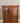 13288 Vintage Wooden Display Cabinet with Glass Doors (no shelves)