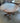 32012 Vintage Round Wooden Dining Table with Claw Feet