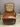 76358 Vintage Upholstered Accent Chair with Ornate Backrest