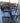 90732 Set of 4 Rustic Wooden Ladder-Back Dining Chairs