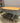 40940 Modern Wood and Metal Dining Table