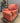 53936 Vintage Coral Armchair with Textured Fabric