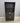 68531 Black Wooden Storage Cabinet with Shelves