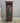 15587 Vintage Wooden Corner Cabinet with Glass Door