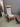 39791 Vintage Wooden Rocking Chair with Cushions