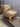 80491 Vintage Wooden Armchair with Patterned Cushions