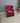 16587 Vintage Burgundy Wingback Armchair