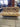 39703 Vintage Wooden Futon Sofa Bed