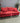 02439 Red Suede Sofa