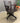 40024 Vintage Wooden Office Chair with Casters