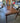 34120 Vintage Wooden Dining Table