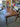 34120 Vintage Wooden Dining Table