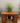 10763 Vintage Wooden Desk with Brass Handles