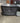 67114 Black Glass Door TV Stand